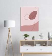 Last inn bildet i Galleri-visningsprogrammet, Pink Waves No.1 | Abstrakt | Line Art | Trendfarger | Kunst | Poster | Plakat
