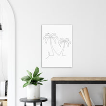 Last inn bildet i Galleri-visningsprogrammet, Palme Nr.1 | Line Art | Poster | Plakat | Abstrakt | Kunst
