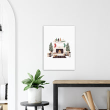 Last inn bildet i Galleri-visningsprogrammet, Peis | Julepynt | Plakat | Poster | Jul | Juledekorasjon
