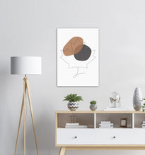 Last inn bildet i Galleri-visningsprogrammet, Lønneblad Nr.3 | Line Art | Plakat | Poster | Abstrakt | Kunst
