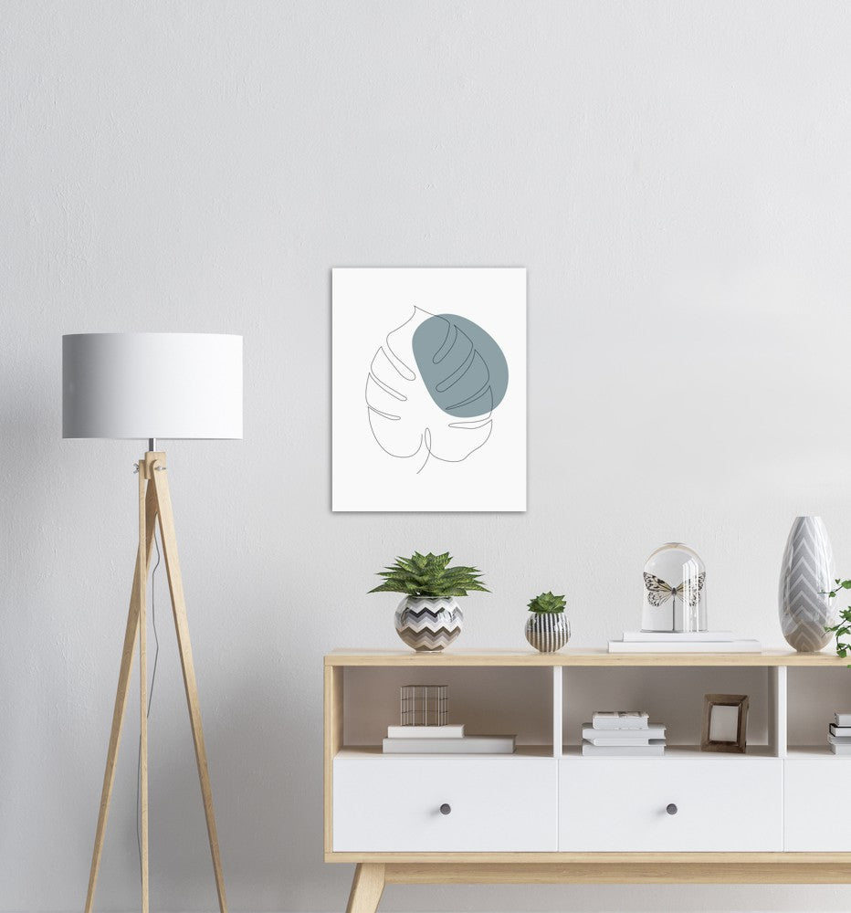 Monstera Nr.4 | Line Art | Poster | Plakat | Abstrakt | Kunst