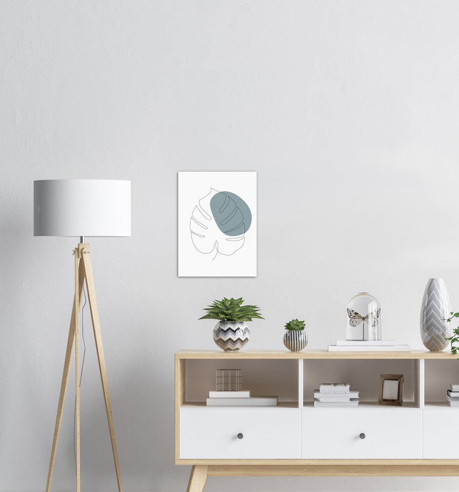 Monstera Nr.4 | Line Art | Poster | Plakat | Abstrakt | Kunst