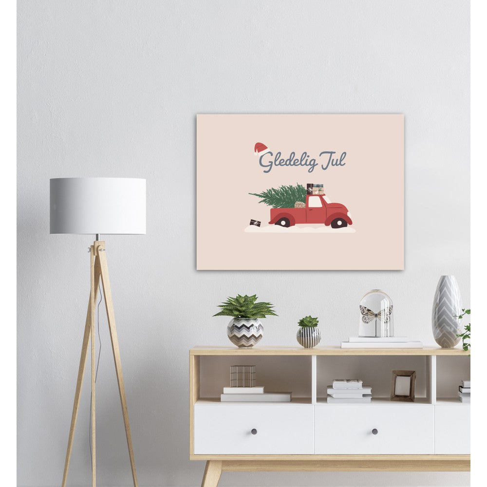 Julebil - Horisontal | Julepynt | Plakat | Poster | Jul | Juledekorasjon