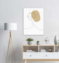 Last inn bildet i Galleri-visningsprogrammet, Palme Nr.5 | Line Art | Poster | Plakat | Kunst | Abstrakt
