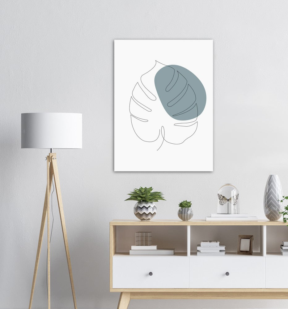 Monstera Nr.4 | Line Art | Poster | Plakat | Abstrakt | Kunst