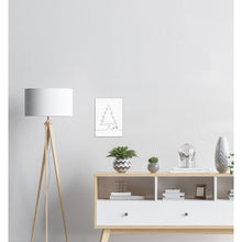 Last inn bildet i Galleri-visningsprogrammet, Juletre Line Art No.3 | Julepynt | Plakat
