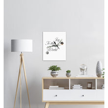 Last inn bildet i Galleri-visningsprogrammet, Joy to the world | Julepynt | Plakat | Poster | Jul | Juledekorasjon
