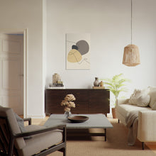Last inn bildet i Galleri-visningsprogrammet, Trendy Lines No.7 | Line Art | Plakat | Poster | Jotun 12123 Contemporary White, 10246 Velvet, 12119 Vintage Brown,  9938 Dempet Sort
