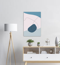 Last inn bildet i Galleri-visningsprogrammet, Blue Wind No.1 | Abstrakt | Line Art | Trendfarger | Kunst | Poster | Plakat
