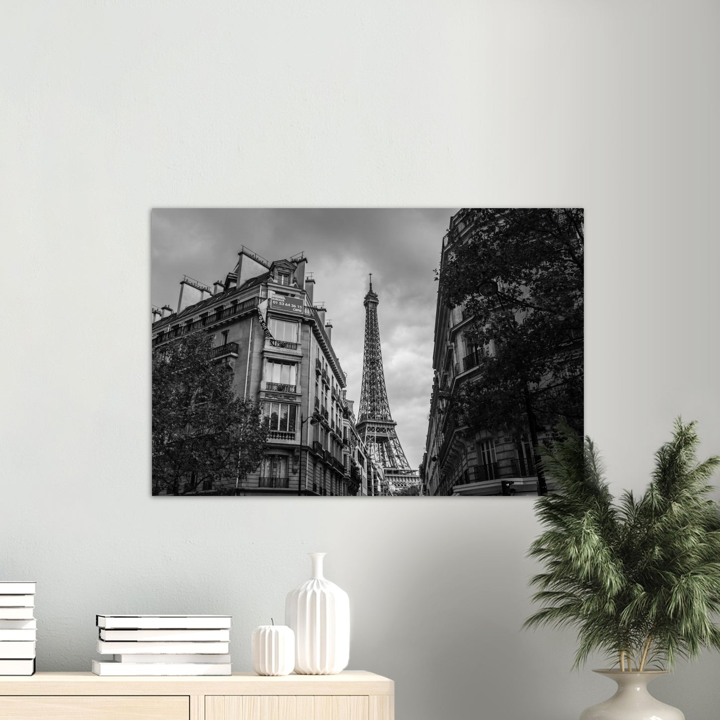 Eiffeltårnet | Svart-hvitt | Fotokunst | Plakat | Poster | Fotografi ¨