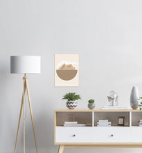 Last inn bildet i Galleri-visningsprogrammet, Jordklode Beige nr.4 | Digital Kunst | Plakat | Poster | Veggkunst | Beige

