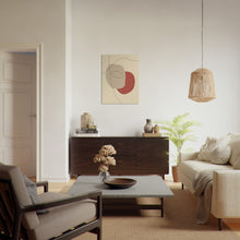 Last inn bildet i Galleri-visningsprogrammet, Trendy Lines No.6 | Line Art | Plakat | Poster | Jotun 12080 Soft Radiance, 10430 Dempet Savanne, 20207 Statement Red
